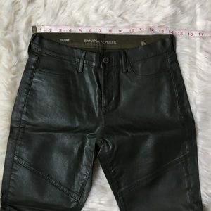 Banana Republic coated denim